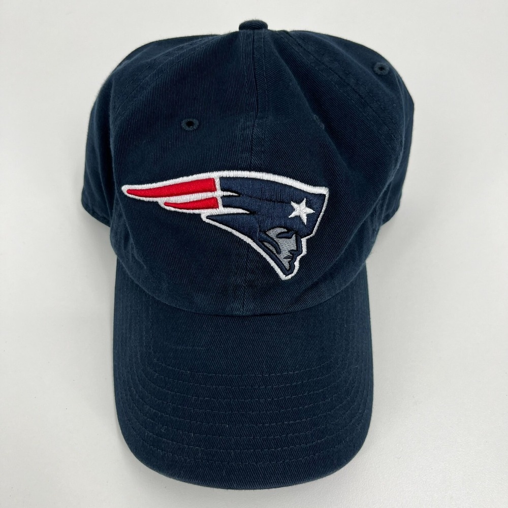 New England Patriots OTS Womens Navy Blue Embroidered NFL Baseball Hat Cap
